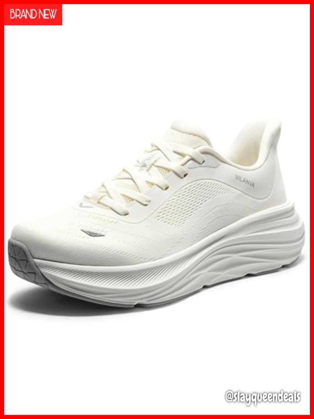 Vilanva Women's Comfortable Walking Shoes Cushion Non-Slip Breathable Sne